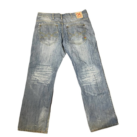 Konvict Men's Jeans Relaxed Fit Straight Leg Cotton Hi-Rise Light Wash‎ Denim 40 - Picture 6 of 9